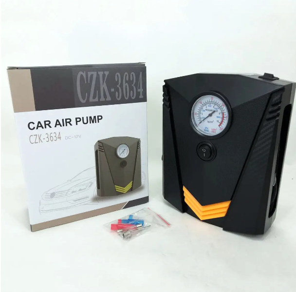 Портативный насос CZK‑3634 12В для шин и надувных изделий Киев - изображение 3
