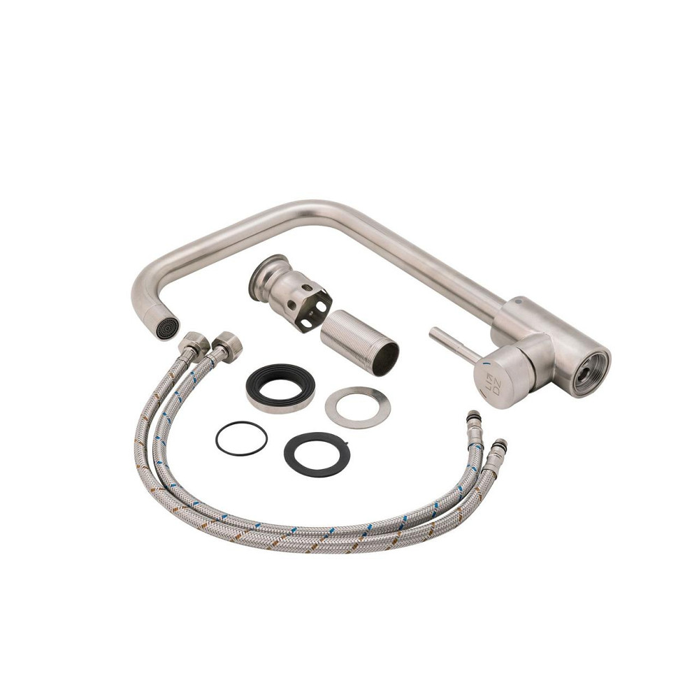 Змішувач для кухні Lidz Aria 015F1 (k35) LDARI015F1NKS21690 Nickel Київ - фото 6