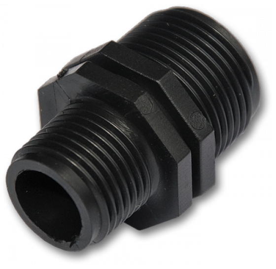 З'єднувач редукційний із зовнішньою різьбою 3/4