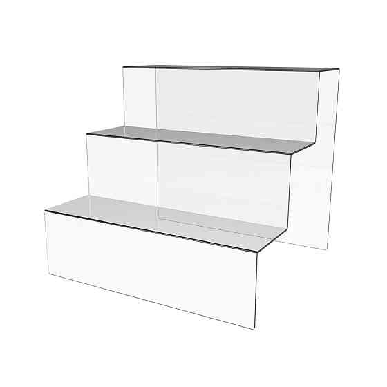 Товарна гірка EKOSTAR на 3 сходинки з акрилу 240х210х210 Київ