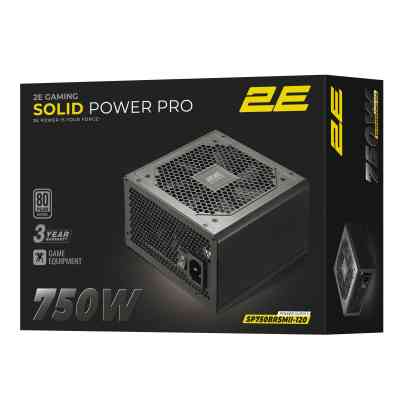Блок живлення 2E 750W GAMING Solid Power Pro (2E-SP750BRSMII-120) Вінниця