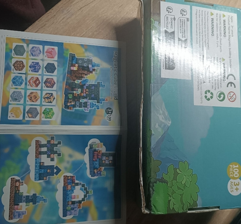 Магнитный конструктор майнкрафт. Харьков - изображение 1