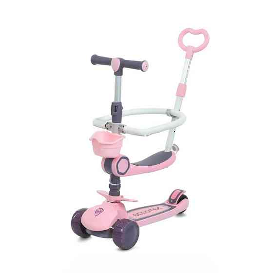 Самокат детский трехколесный 5 в 1 JR3-133-P, колеса со светом Винница