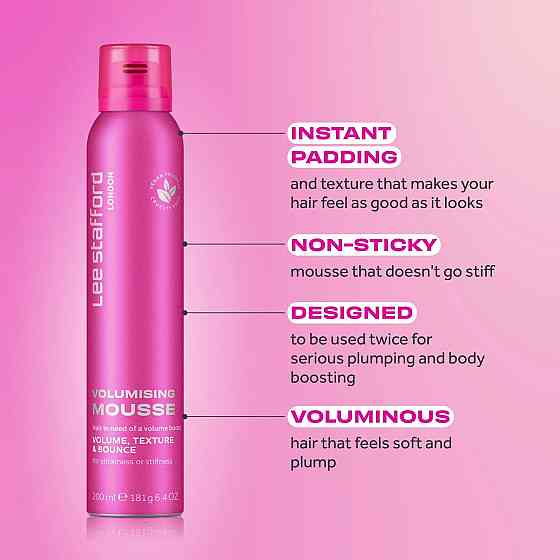 Мус для об'єму волосся Volumising Mousse Lee Stafford 200 мл Київ