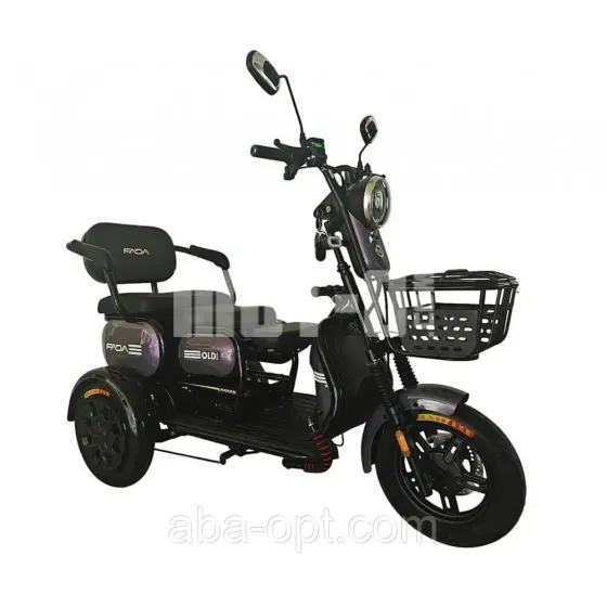 ЕЛЕКТРОТРИЦИКЛ FADA OLDi 1000W-60V-20Ah шини 10"-10" купити в Україні дешево Одеса