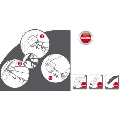 Зонт Knirps C.055 Medium Manual Navy (Kn95 8055 1201) Винница - изображение 2