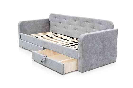 Ліжко Малібу ( З) 800*2000, Аляска 05 сірий Днепр