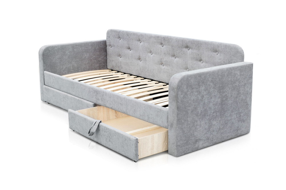 Ліжко Малібу ( З) 800*2000, Аляска 05 сірий Днепр - изображение 3