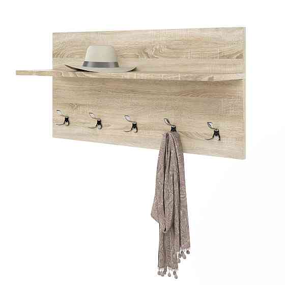 Вешалка на стену Эверест Соната-800 80х40 см Дуб сонома (DTM-2122) Львов