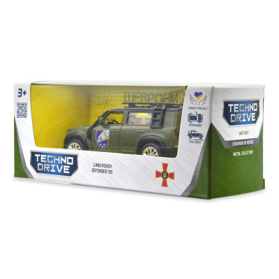 Машина Techno Drive Автомодель серії Шеврони Героїв - Land Rover Defender 110 - 25 ОПДБр (250289M) Вінниця - фото 11