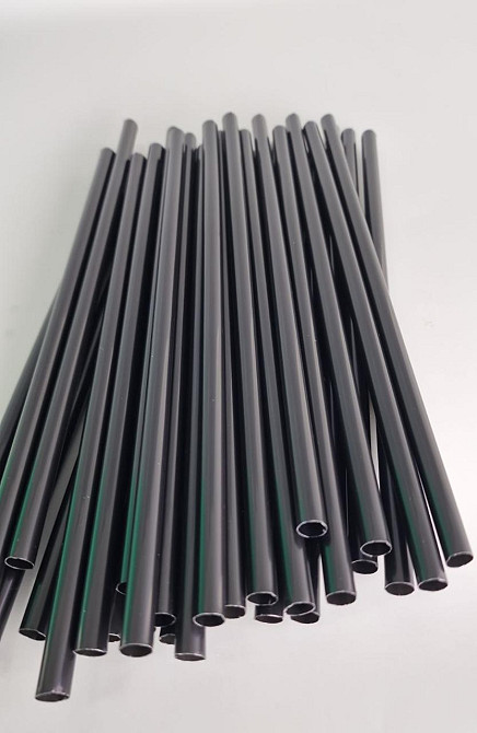 Трубочки широкі для напоїв d8 25см Фреш чорна (500 шт) Харків - фото 1