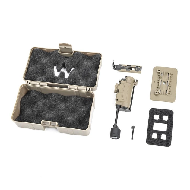 Тактический фонарь Sidewinder на шлем (белый + красный + зеленый + синий + ИК свет) Койот Винница - изображение 4