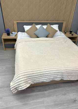 Плед 200х230 см (+-10см) на овчине 