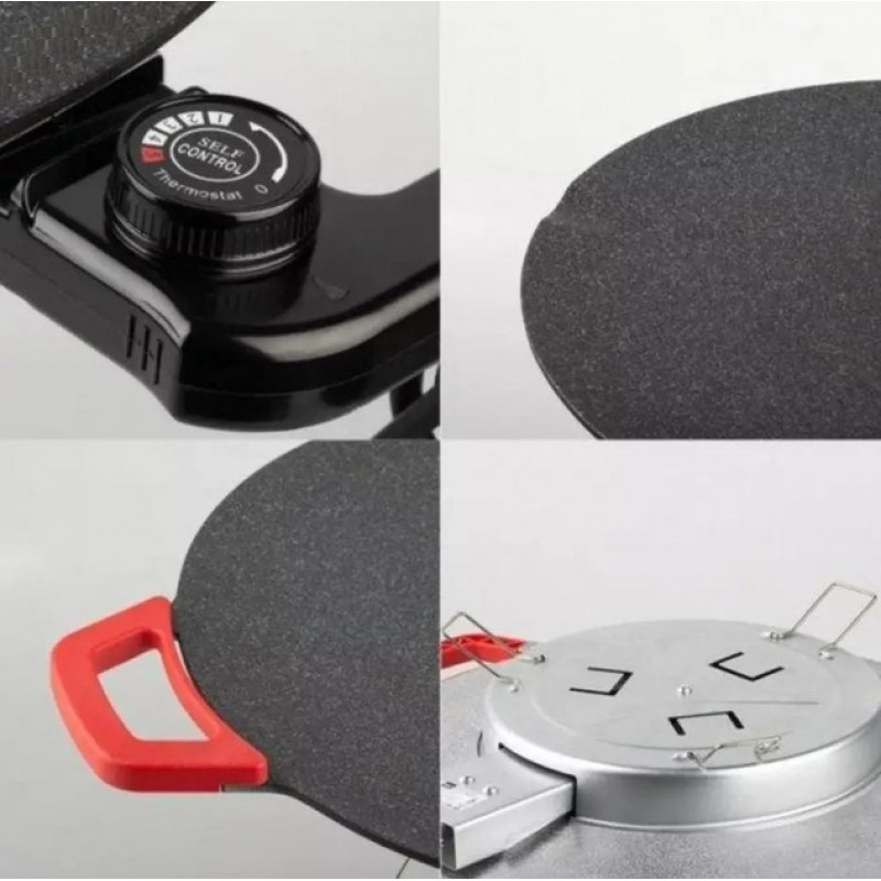 Електрогриль Domotec/RAF R-5304 36см 1800Вт, Електросковорода з індикатором роботи Одеса - фото 1