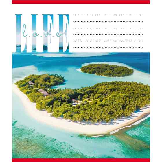 Зошит загальний "Люблю життя" 060-959062L-5 в лінію, 60 аркушів Вінниця