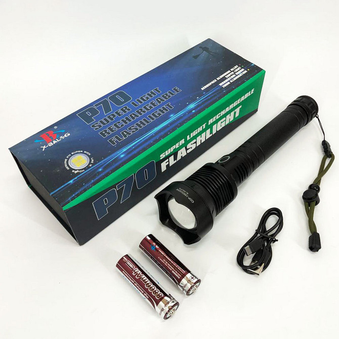 Ліхтар для використання в темряві X-Balog BL-X92-P70, Потужні пошукові ліхтарі, YI-176 Ліхтарик поліцейський Київ - фото 7
