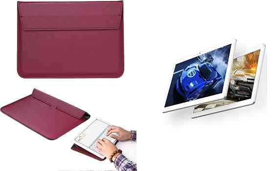 Чохол-конверт VitoCase для Cube T10 (U11GT), T10 Plus (U11GT), з функцією підставки для планшета Бордовий Київ