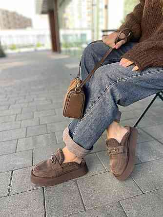 ITTS Угги жіночі ITTS -24 коричневі (зима, замша натуральна) (6042) Коломия