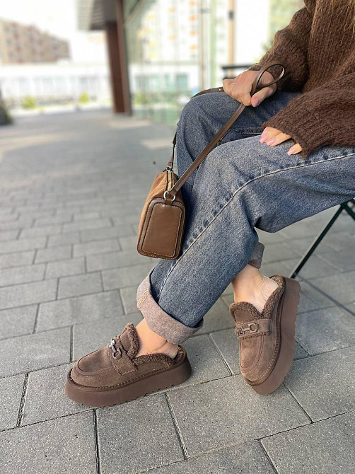 ITTS Угги жіночі ITTS -24 коричневі (зима, замша натуральна) (6042) Коломыя - изображение 3