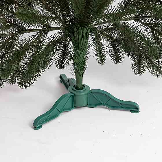 Литая искусственная елка зеленая 180 см на пластиковом основании SOK-M-D-6 Киев