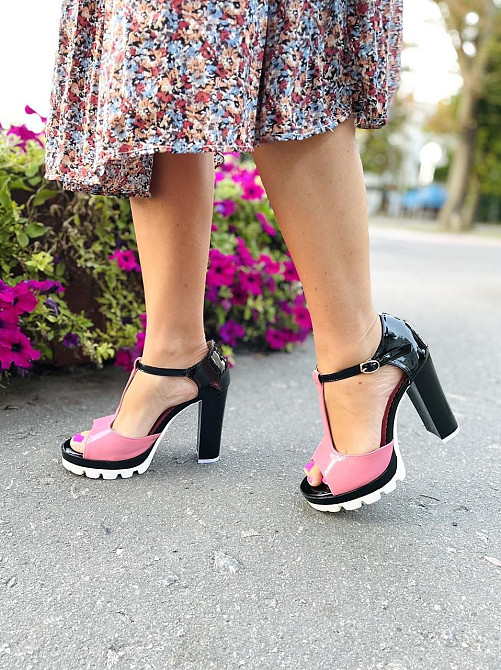 No brend Босоніжки жіночі K1-5 рожеві (літо, еко-лак) (909) Коломия - фото 10