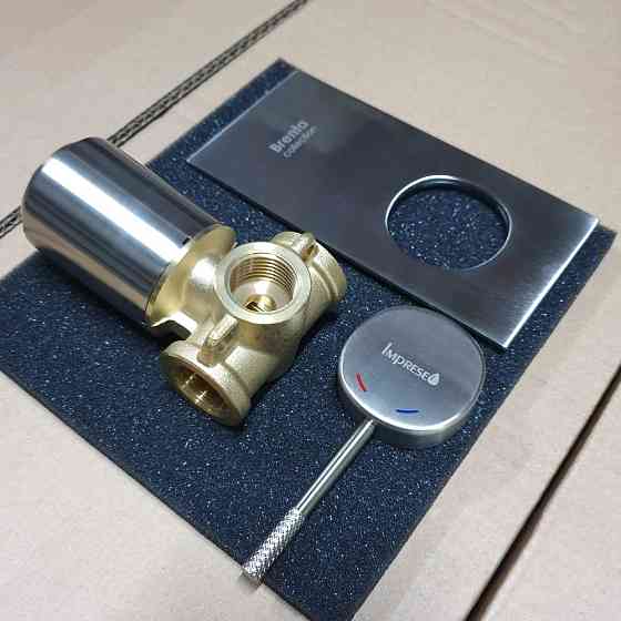 Змішувач прихованого монтажу IMPRESE BRENTA для душу нікель Київ