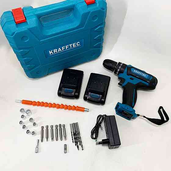 Шуруповерт з різними насадками та пристосуваннями, Акумуляторний шуруповерт з насадками в кейсі BC-15 Львів