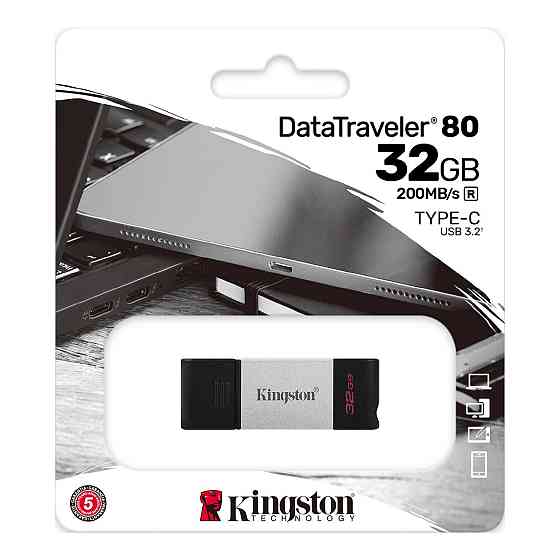 Flash Kingston USB 3.2 DT 80 32GB Type-C Київ