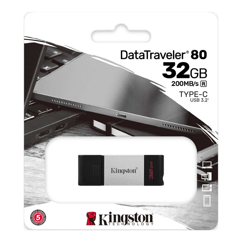 Flash Kingston USB 3.2 DT 80 32GB Type-C Киев - изображение 2