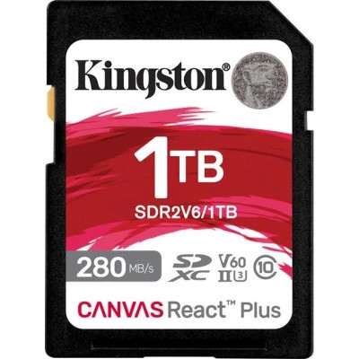 Карта памяти Kingston 1TB SDXC class 10 UHS-II U3 Canvas React Plus (SDR2V6/1TB) Винница - изображение 1