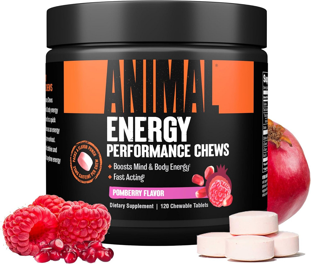 Передтренувальний комплекс Universal Nutrition Animal Energy Performance 120 Chews (Pom-Berry) Луцьк - фото 2