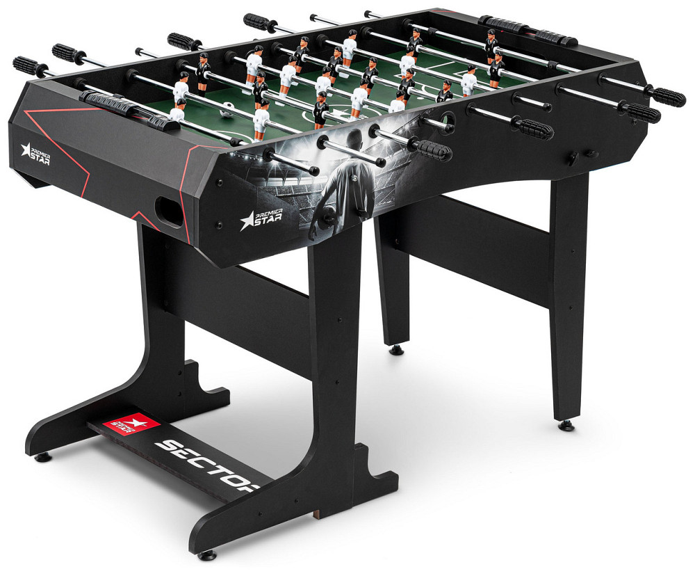 Настільний футбол Hop-Sport Sector чорно-білий Київ - фото 9