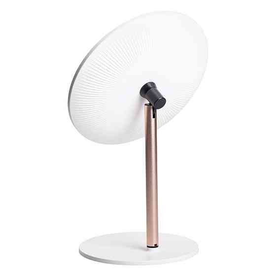 Дзеркало косметичне з підсвічуванням кругле настільне Ø21 см для макіяжу Біле HP-10-7AW Київ