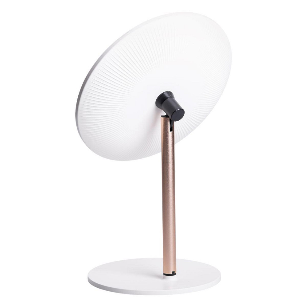 Дзеркало косметичне з підсвічуванням кругле настільне Ø21 см для макіяжу Біле HP-10-7AW Київ - фото 5