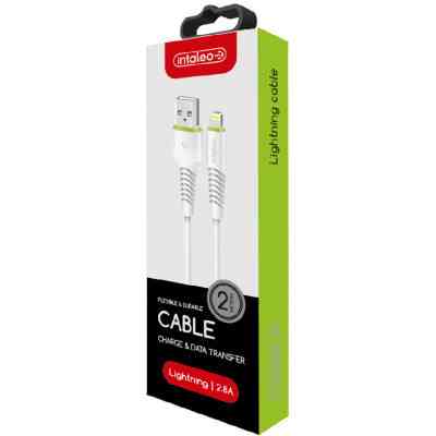 Дата кабель USB 2.0 AM to Lightning 2.0m CBFLEXL2 white Intaleo (1283126521416) Вінниця