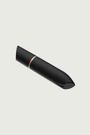 Вибропуля в виде помады Adrien Lastic Rocket черная Sex Aura Киев