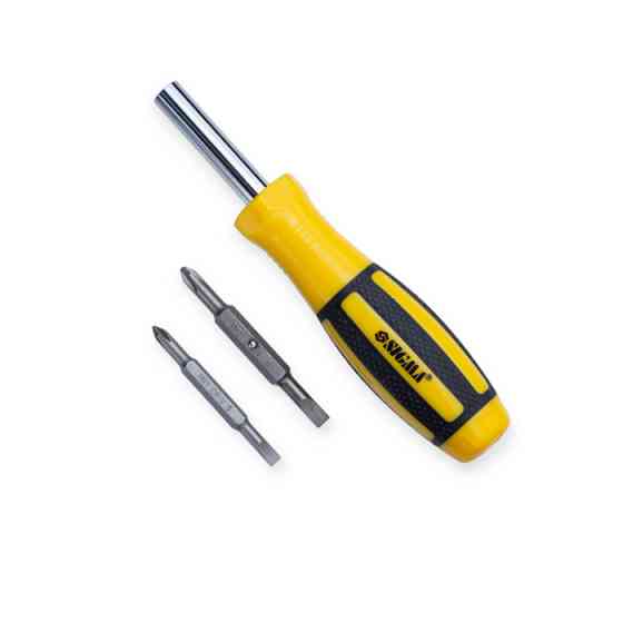 Викрутка 2-х сторін. з подовжувачем 4в1 CrV (блістер) Мукачево