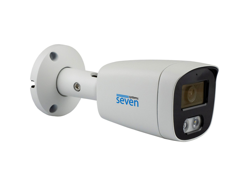 IP-відеокамера 8 Мп SEVEN IP-7228PA-DL white 2,8 мм з розумним подвійним підсвічуванням Київ - фото 2