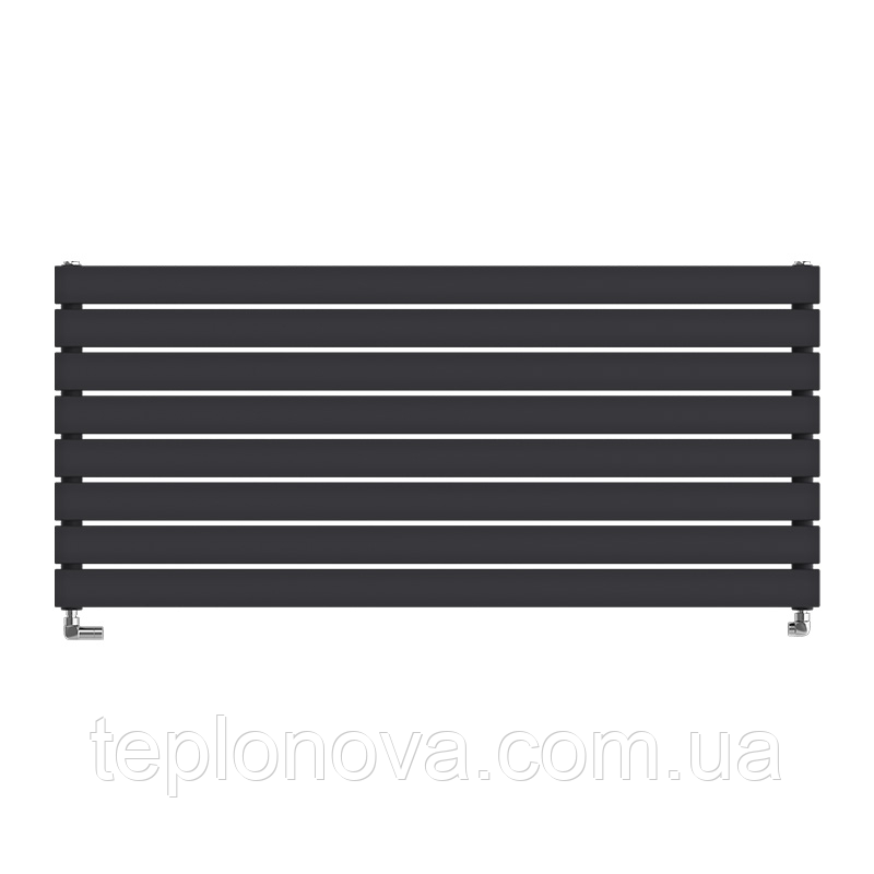 Дизайнерский радиатор 544/1200 (мм) черный мат IDEALE VITTORIA H 11 85441200 Черновцы - изображение 4