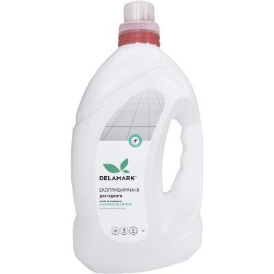 Засіб для миття підлоги DeLaMark з ароматом м'яти 4 л (4820152332110) Вінниця - фото 1