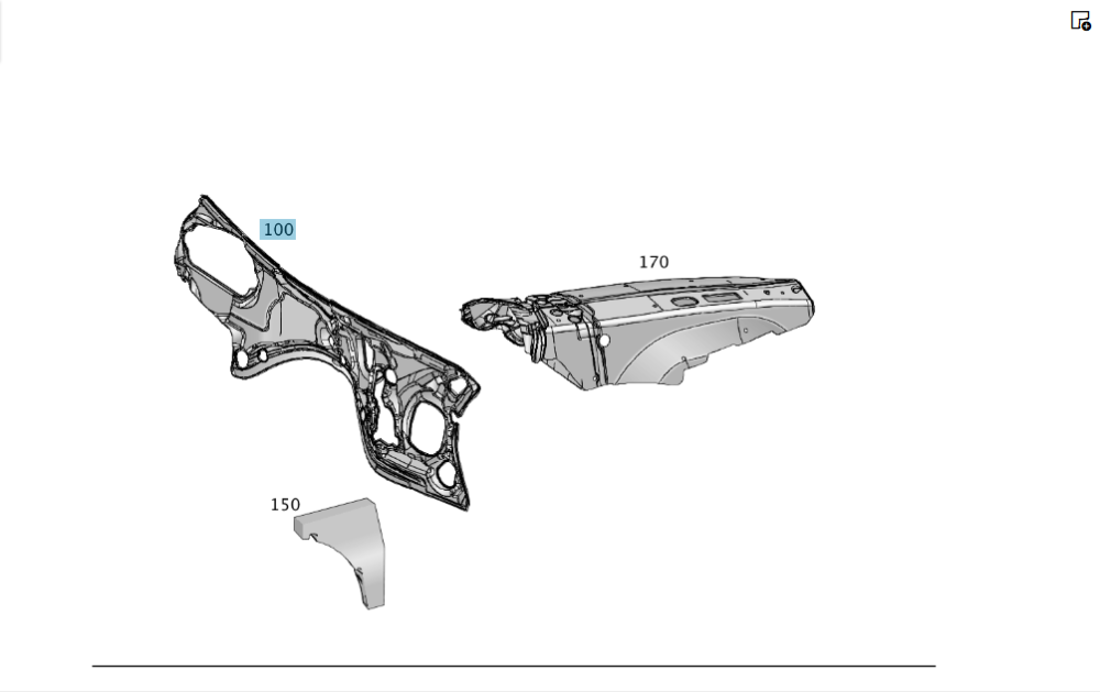 Mercedes-Benz  A1666827500 Шумоізоляція моторного щита в моторному відсіку ML/GLE W166 GL/GLS X166 GLE Coupe C292 Одеса - фото 2