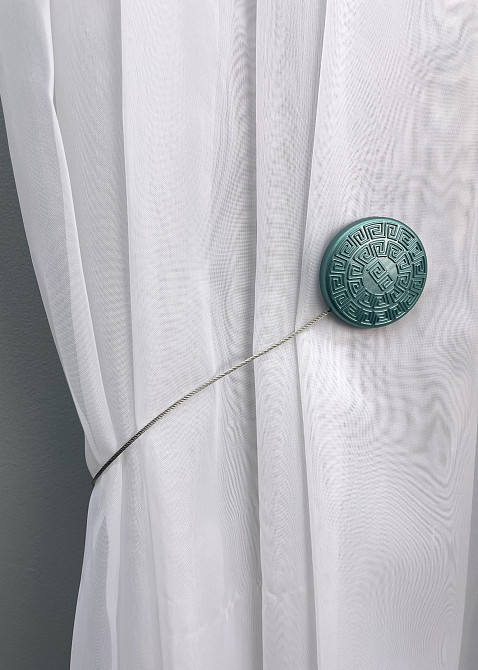 Магниты для штор и гардин Родос набор 2 шт Голубой (81-128) Киев - изображение 3