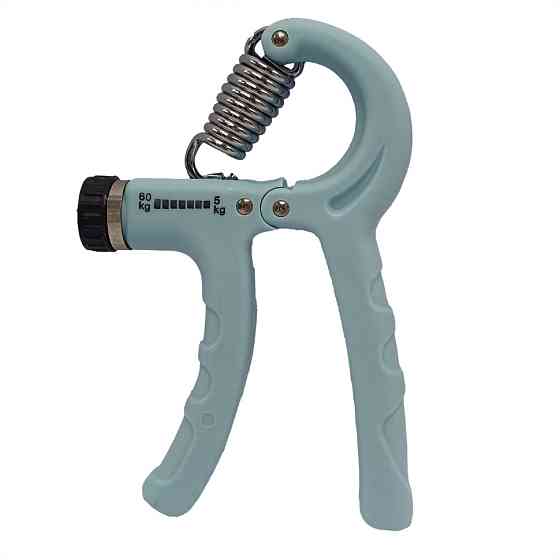 Еспандер кистьовий пружинний з регульованим навантаженням MS 4122-5(Turquoise) навантаження 5-60 кг Вінниця