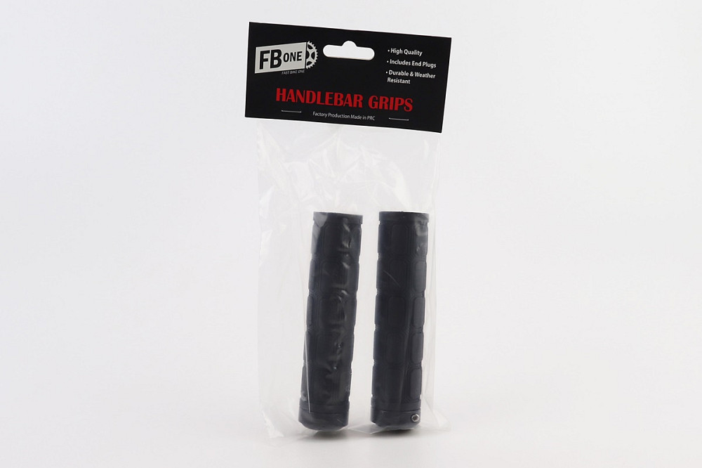 Ручки керма 130мм з затискачем Lock-On, чорні TPE-077 Київ - фото 2