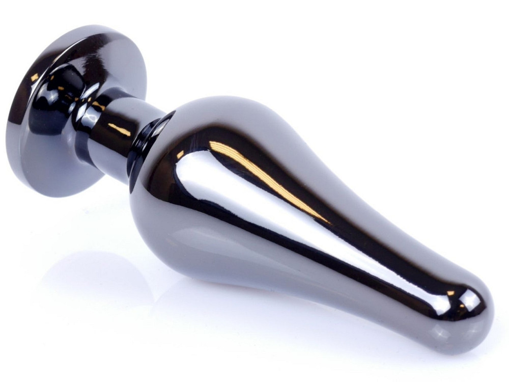 Анальна пробка Boss Series - Jewellery Dark Silver BUTT PLUG Black, BS6400056 Sex Aura Київ - фото 7