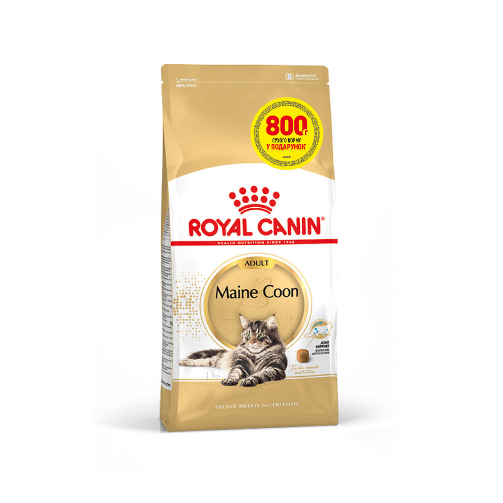 Корм для дорослих котів ROYAL CANIN MAINECOON ADULT 3.2 кг + 800 г у подарунок Киев - изображение 1