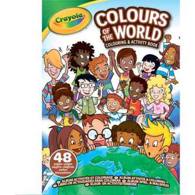 Набір для творчості Crayola Colours of the World Розмальовка, 48 сторінок (04-2668) Вінниця