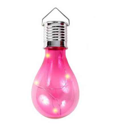 Лампа "LED"/ скло/ 8 x 15 cm/ червона Рівне