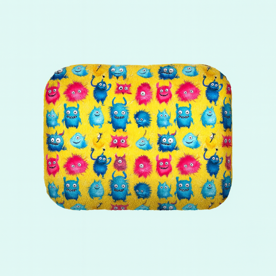 Лежанка для собак WAUDOG Relax, малюнок "Мохнаті монстри", L, Ш 49 см, Д 59 см, В 20 см Київ