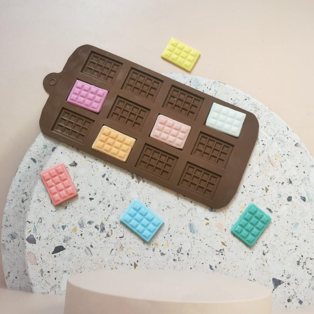 Молд силиконовый Шоколад 224 на 105 мм коричневый Киев - изображение 1